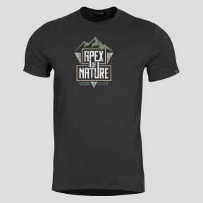T-shirt Ageron Apex Of Nature - Zwart - Pentagon