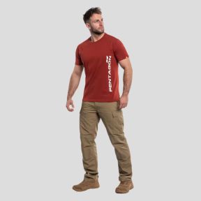 Ageron T-Shirt Pentagon Vertical Maroon Red - Pentagon