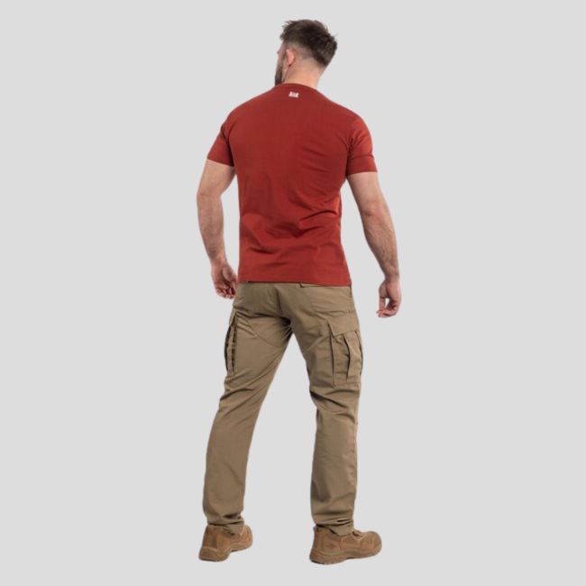 Ageron T-Shirt Pentagon Vertical Maroon Red - Pentagon