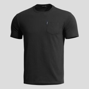 T-shirt Ageron met zak - Zwart - Pentagon