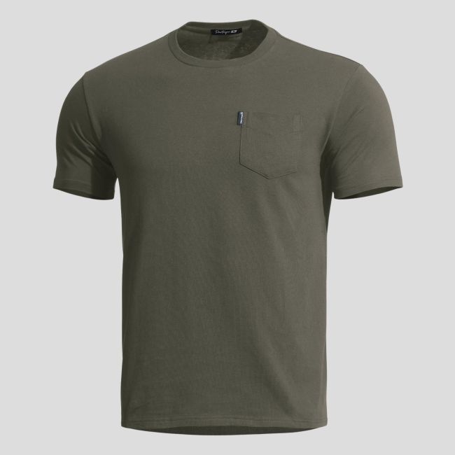 T-shirt Ageron avec poche - RAL7013 - Pentagon