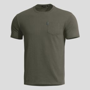 T-Shirt Ageron mit Tasche - RAL7013 - Pentagon
