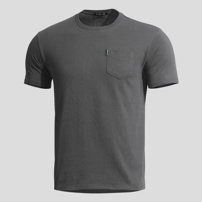 T-shirt Ageron avec poche - Wolf Grey - Pentagon