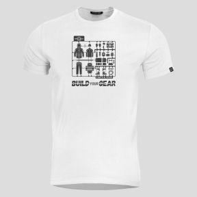 T-shirt Ageron Build Your Gear - Blanc - Pentagon