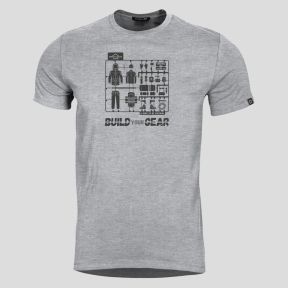 Ageron T-Shirt Build Your Gear Melange - Pentagon