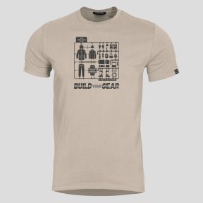 T-shirt Ageron Build Your Gear - Khaki - Pentagon