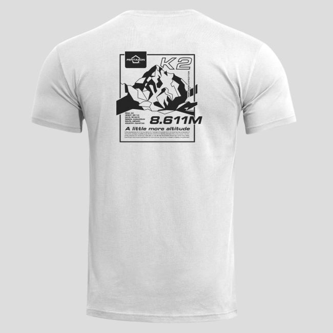 Ageron T-Shirt K2 Mountain White - Pentagon
