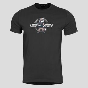 T-shirt Ageron Lone Wolf - Czarny - Pentagon