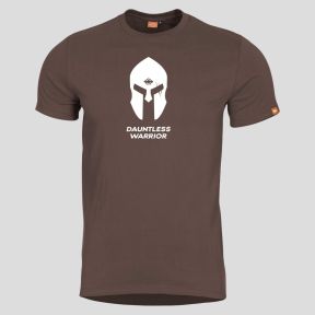 T-shirt Ageron Spartan Helmet - Marron Terre - Pentagon