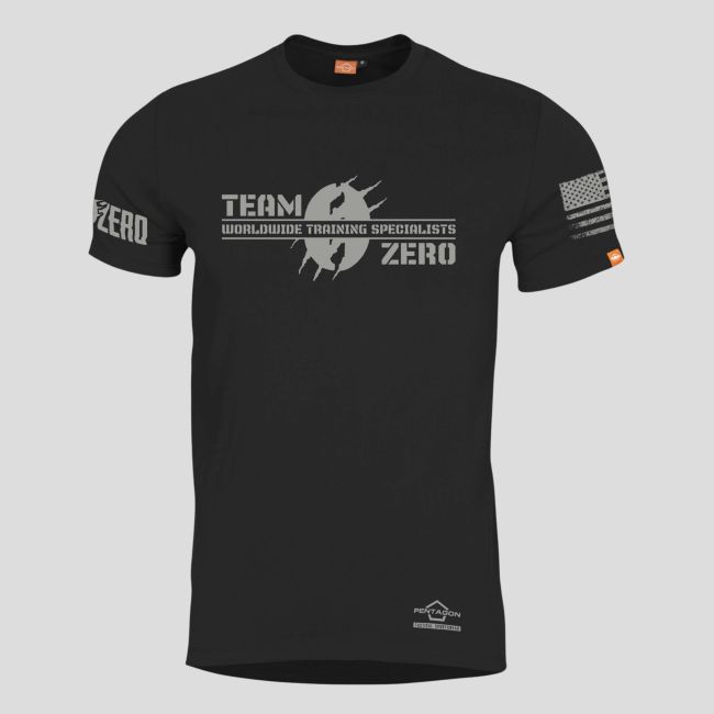T-shirt Ageron Team Zero WTS - Noir - Pentagon