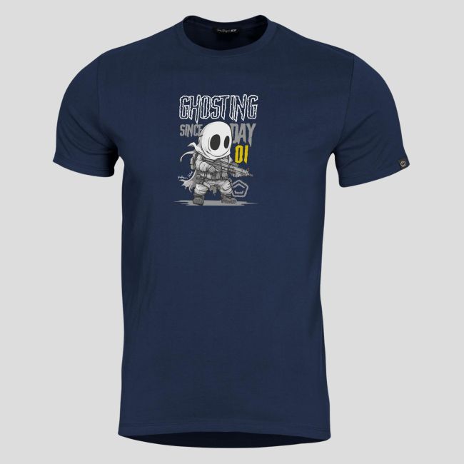 T-shirt Ghosting - Blu Notte - Pentagon