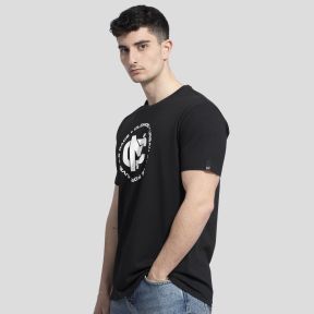 T-Shirt Initials - Zwart - CloMod