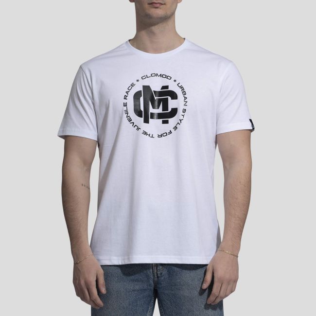 T-Shirt Initials - Blanc - CloMod