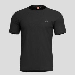 T-Shirt Levantes Rundhalsausschnitt - Schwarz - Pentagon