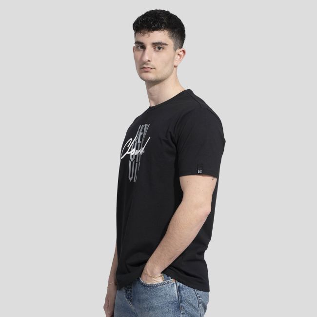 T-Shirt Veni - Schwarz - CloMod