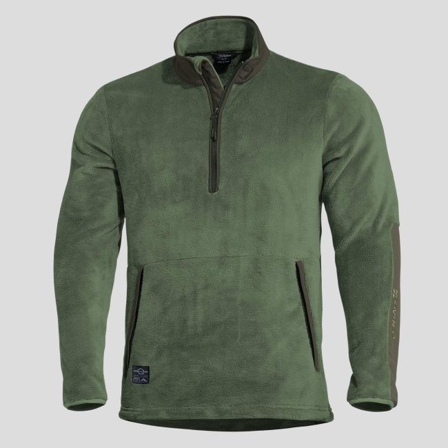 Veste polaire Grizzly 1/2 zip - Camo Green - Pentagon