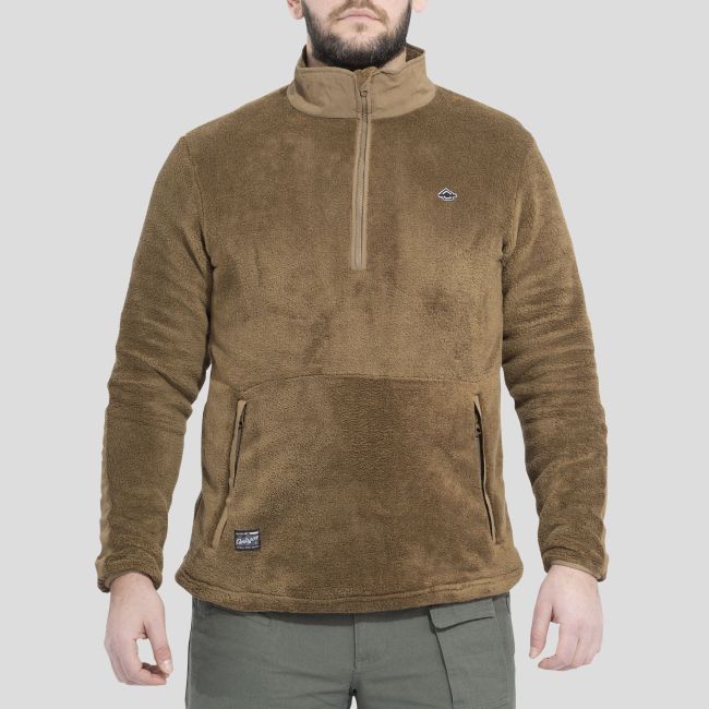 Grizzly 1/2 fleece Sweater Coyote - Pentagon