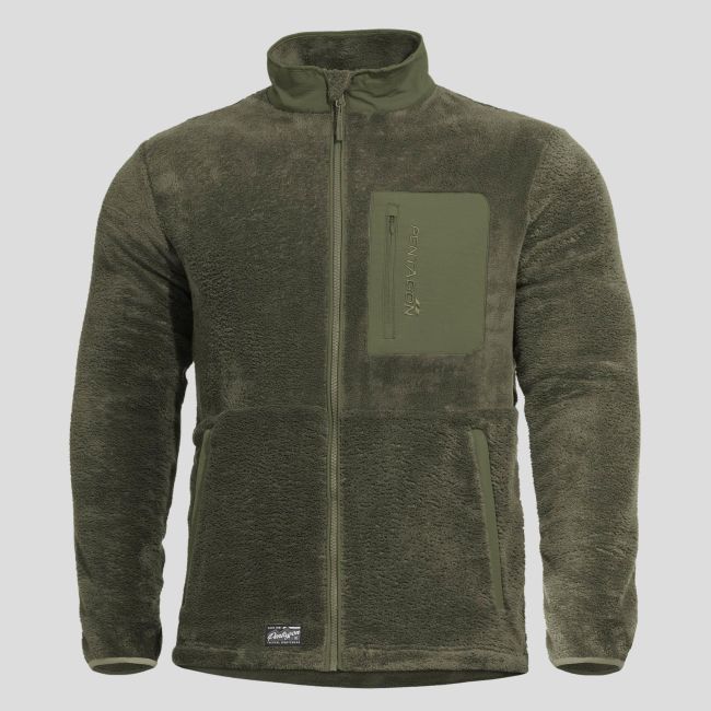 Veste polaire Grizzly full zip - RAL7013 - Pentagon