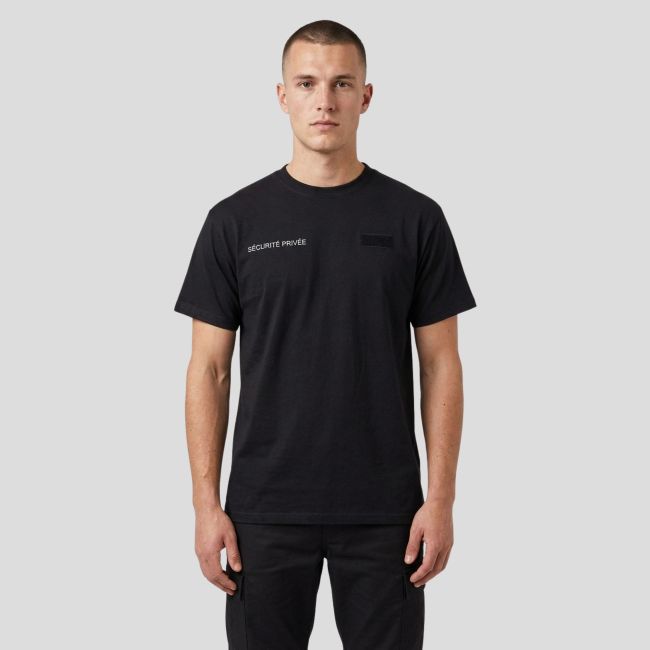 T-shirt retrorrefletiva Segurança Privada - Preto - Patrol Equipement