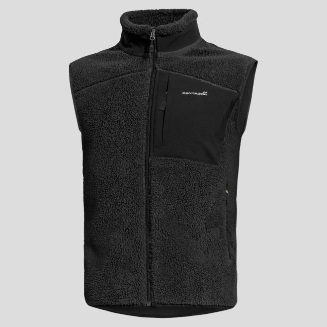 Ärmellose Fleecejacke Summit Sherpa - Schwarz - Pentagon
