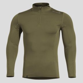 T-shirt thermique Pindos 2.0 1/2 zip - Vert Olive - Pentagon