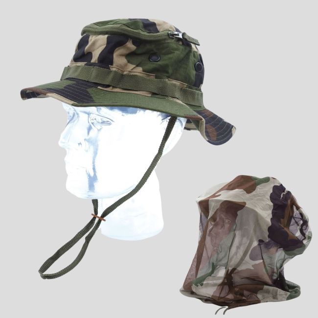 CHAPEAU JUNGLE AVEC MOUSTIQUAIRE - Patrol Equipement