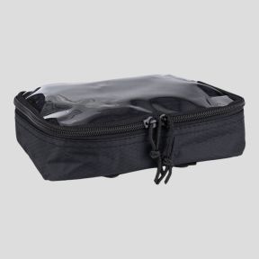Bolso de armazenamento transparente Molle 23x16cm - Preto - 101 Inc