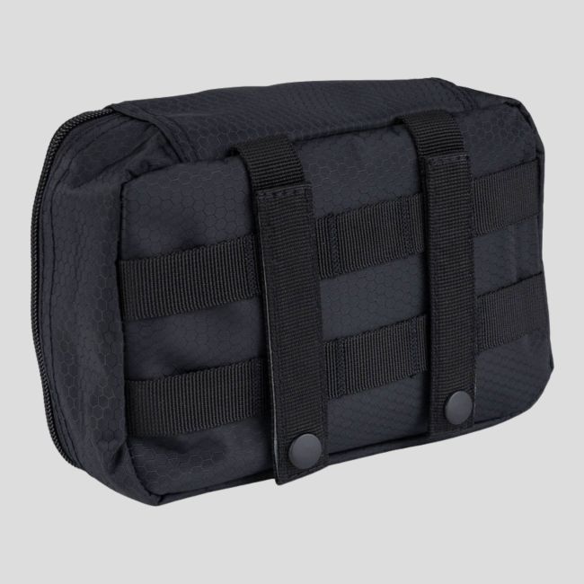Transparente Molle-Aufbewahrungstasche 23x16cm - Schwarz - 101 Inc