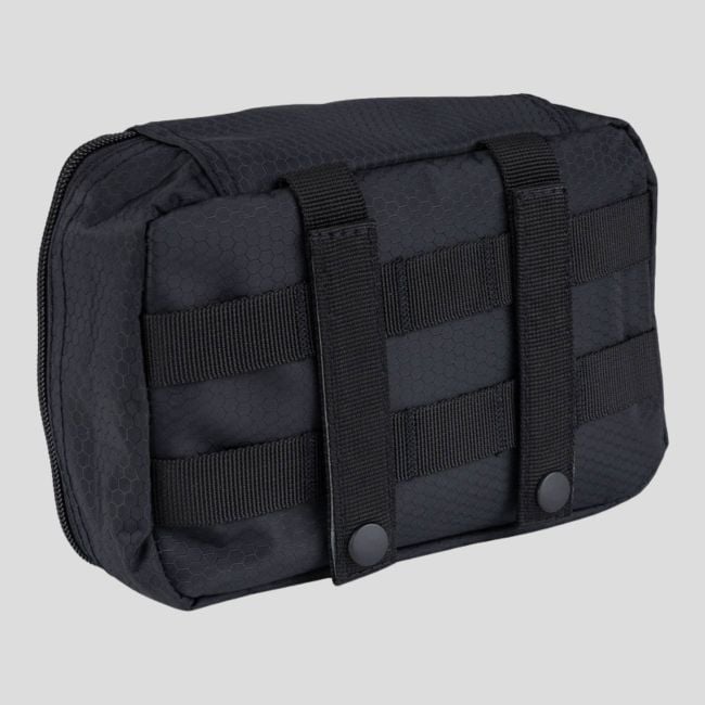 Poche de rangement transparente Molle 23x16cm - Noir - 101 Inc