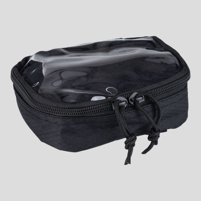 Bolsita de almacenamiento transparente Molle 15x12cm - Negro - 101 Inc