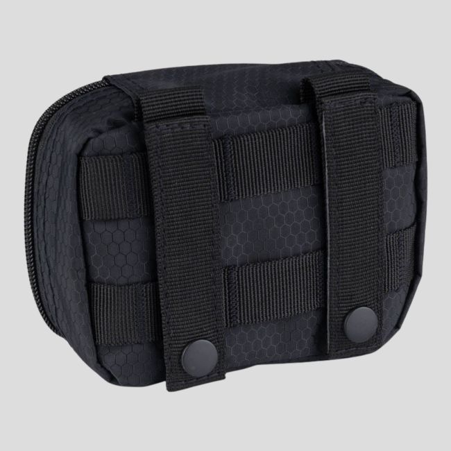 Transparente Molle-Aufbewahrungstasche 15x12cm - Schwarz - 101 Inc