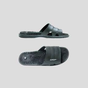 Comfortabele slippers - Zwart - OPEX