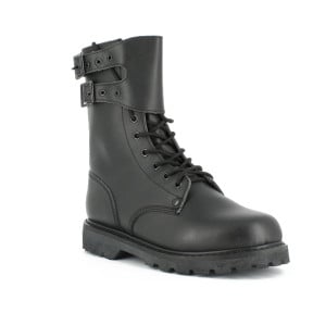 Botas militares de cuero - Negro - CityGuard