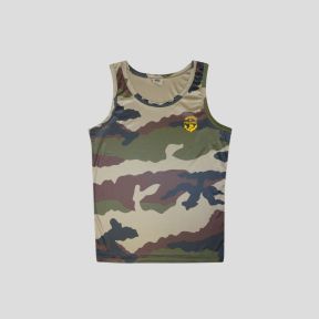 Cooldry zeefdruk tanktop Troupes de Marine - Camo CE - OPEX