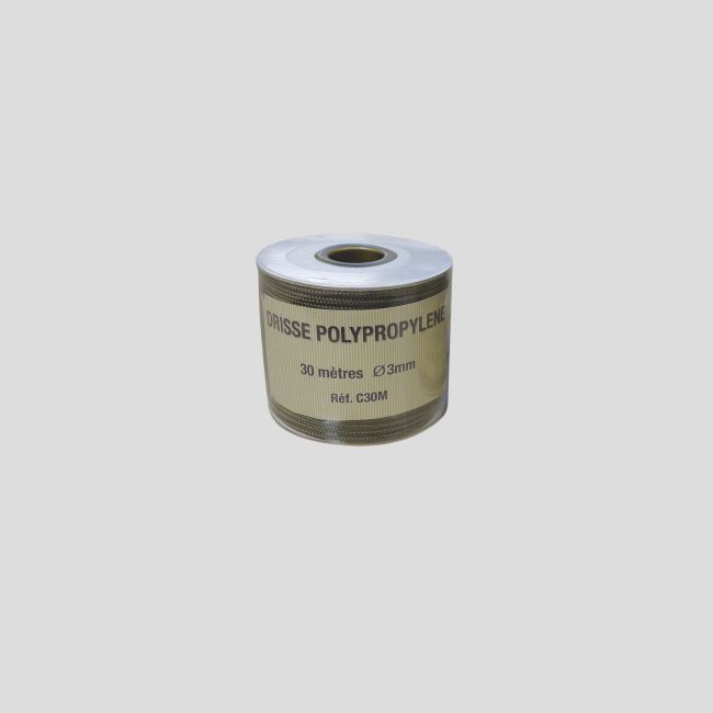 DRISSE POLYPROPYLENE 3MM X 30M Vert - Patrol Equipement