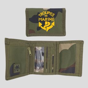 Portefeuille en polyester Troupes de Marine - Camo CE - OPEX