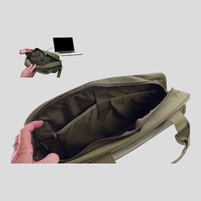 Sacoche d'ordinateur Tactical - Vert Olive - OPEX