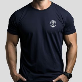 TEE SHIRT MARINE MC IMPRIME MARINE NATIONALE -Patrol Equipement