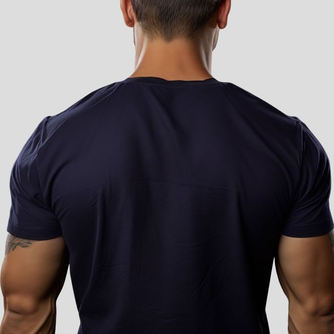 T-shirt sérigraphié Troupes de Marine - Bleu Marine - OPEX