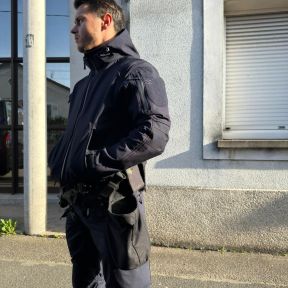 Softshell-Jacke Ripstop Dutycall - Marineblau - GK