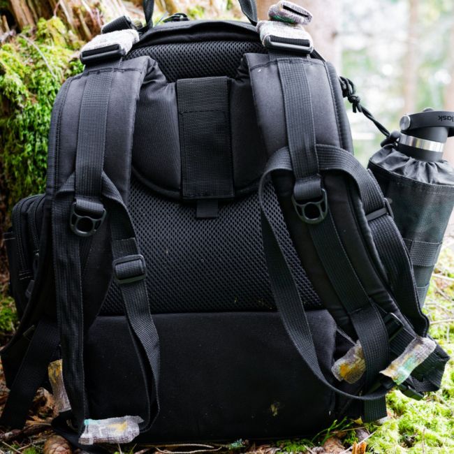 Geformter Rucksack MATT 19L - Full Black - Dimatex