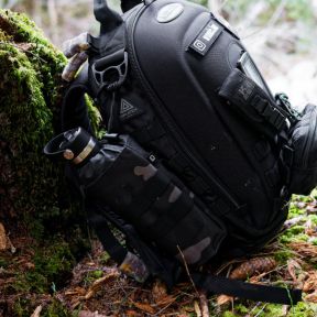 Flaschenhalter Schwarz Camo - Brandit