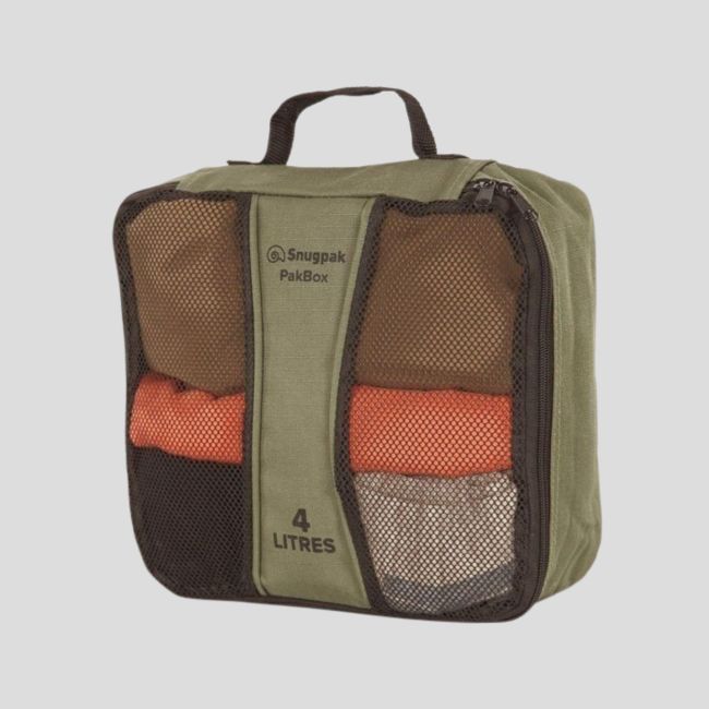 Bolsa de arrumação mesh PakBox 4L - Verde Oliva - Snugpak
