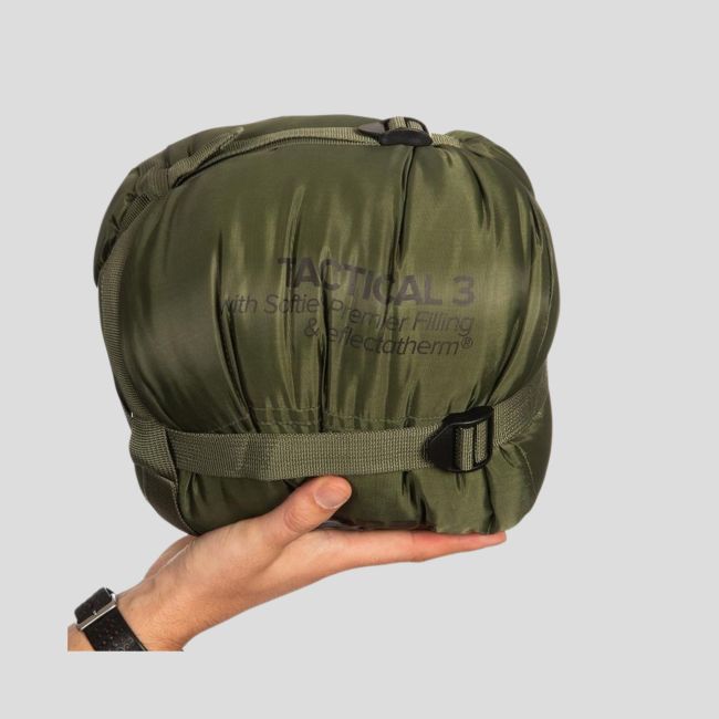 Saco de dormir tipo múmia Tactical 3 (-12° a -7° e +) - Verde Oliva - Snugpak