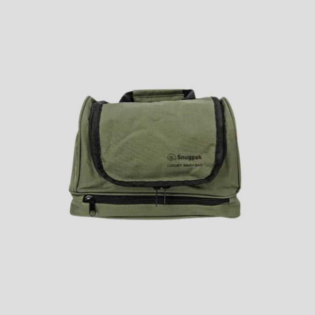 Beauty case Luxury con gancio e specchio - Verde Oliva - Snugpak