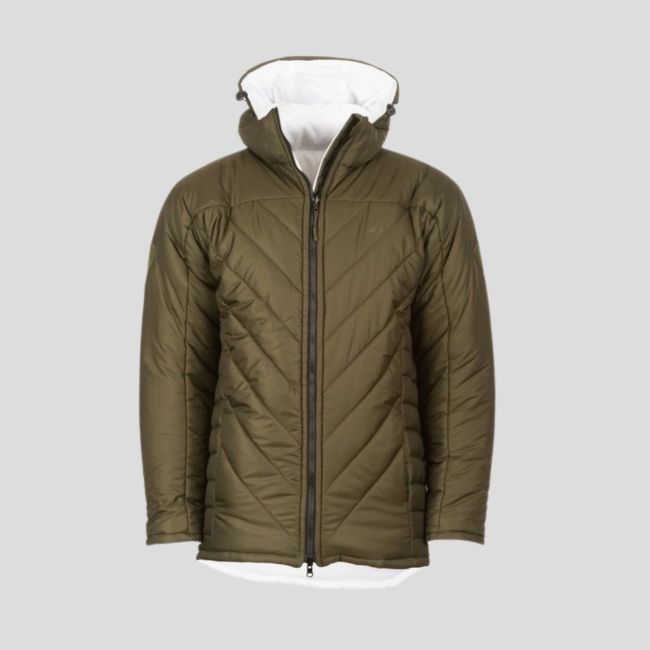 Casaco isolante SJ12 (até -20°C) reversível - Verde Olive/Branco - Snugpak