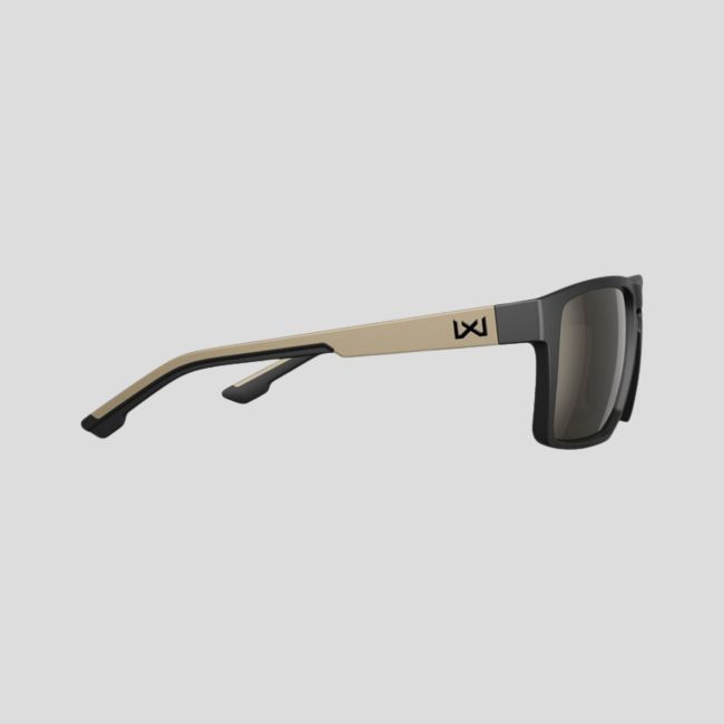 Óculos de sol Founder (lentes Captivate™ espelho Cinza Tungstênio) - Preto/Tan - Wiley X