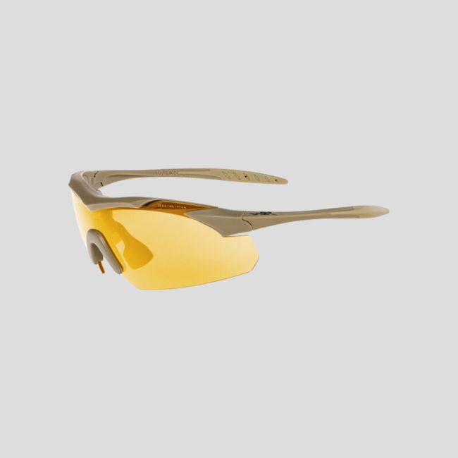 Lunettes de protection balistique Vapor (kit 3 verres Gris/Incolore/Rouillé) - Tan - Wiley X