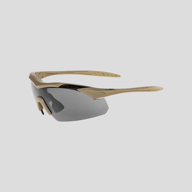 Lunettes de protection balistique Vapor (kit 3 verres Gris/Incolore/Rouillé) - Tan - Wiley X