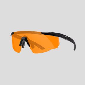 Óculos de proteção balística Saver Advanced (lente Enferrujado) - Preto - Wiley X
